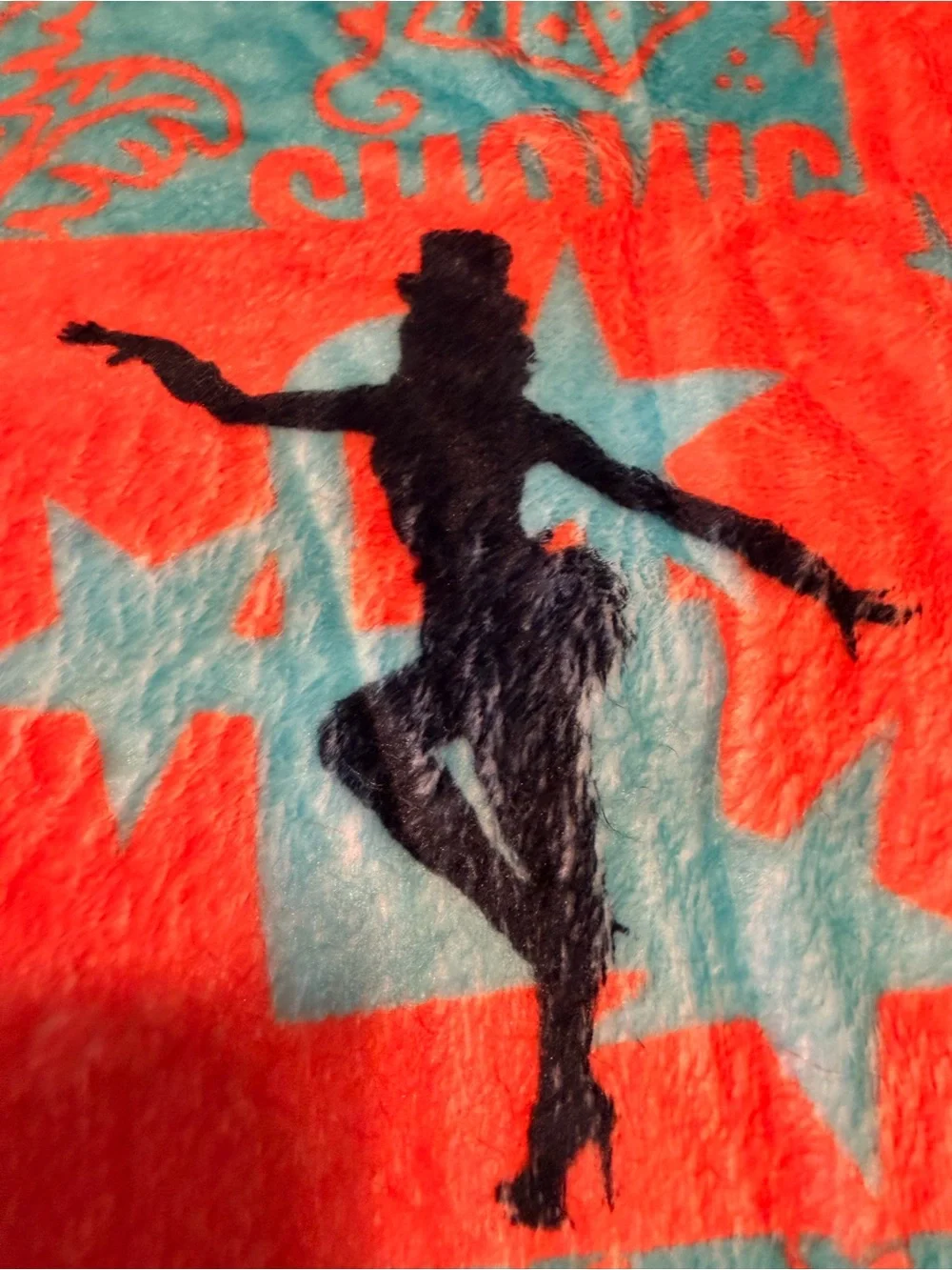 Boutique Showgirl Era Fleece Throw Blanket 40x50